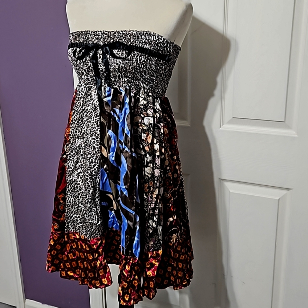Bohemian Tube Top Dress